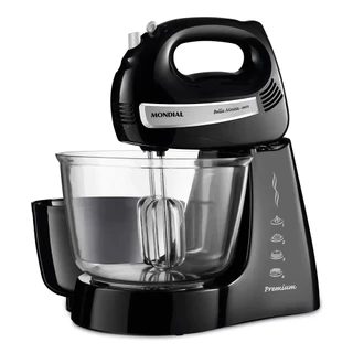 Batedeira Bella massa B-23 NP 500W Preto/Inox 127V