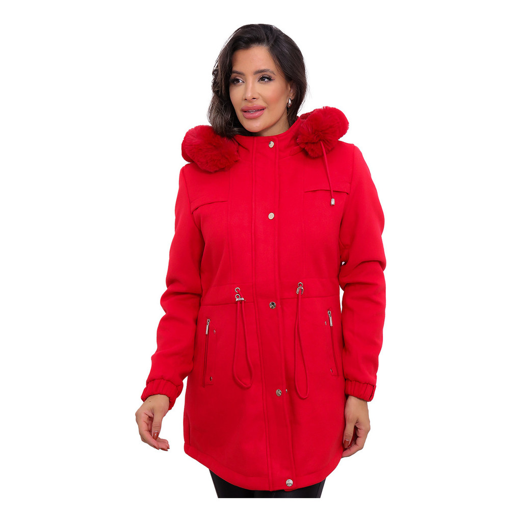 Jaqueta Militar Dr.Cyril - Inverno, Forrada Com Lã, Bolsos Cargo, Estilo Tático
