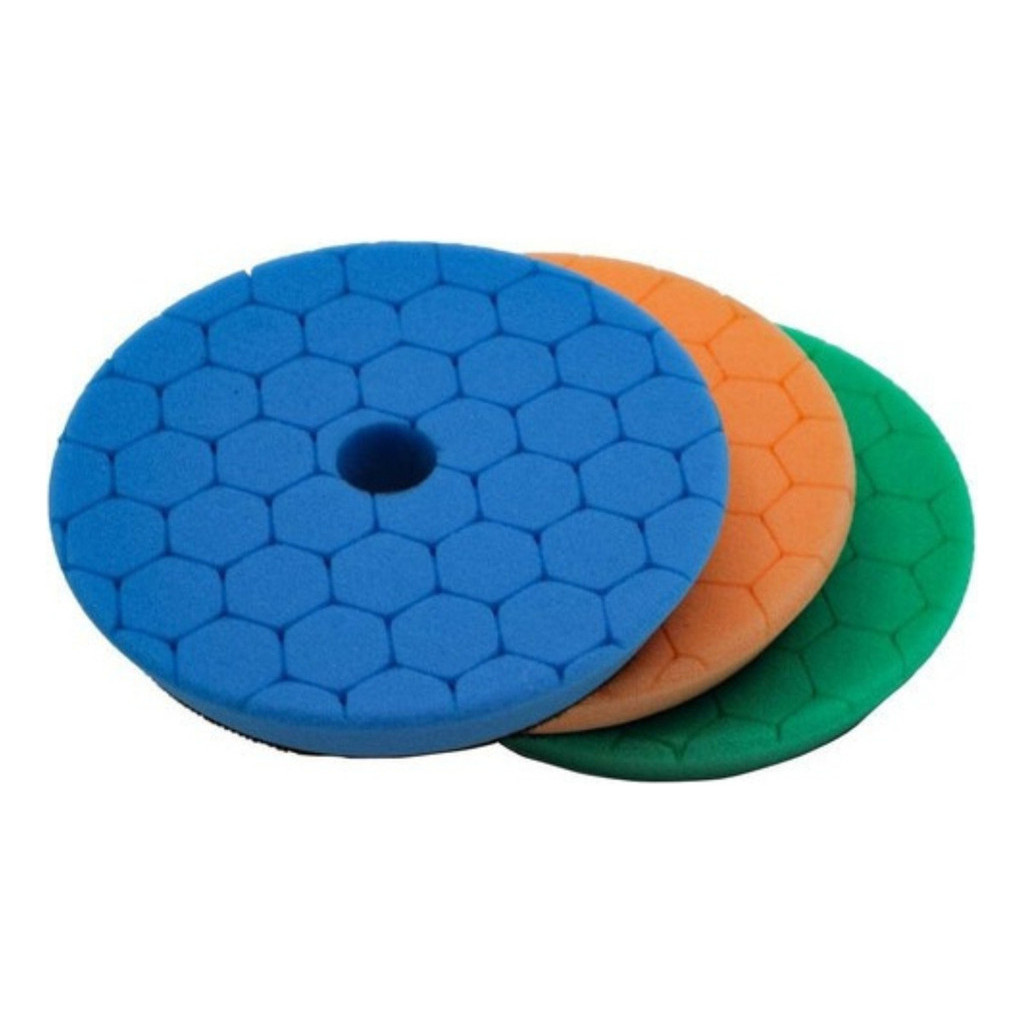 3 Peças Boina De Espuma Polimento Corte Lustro Refino 6'' Novo