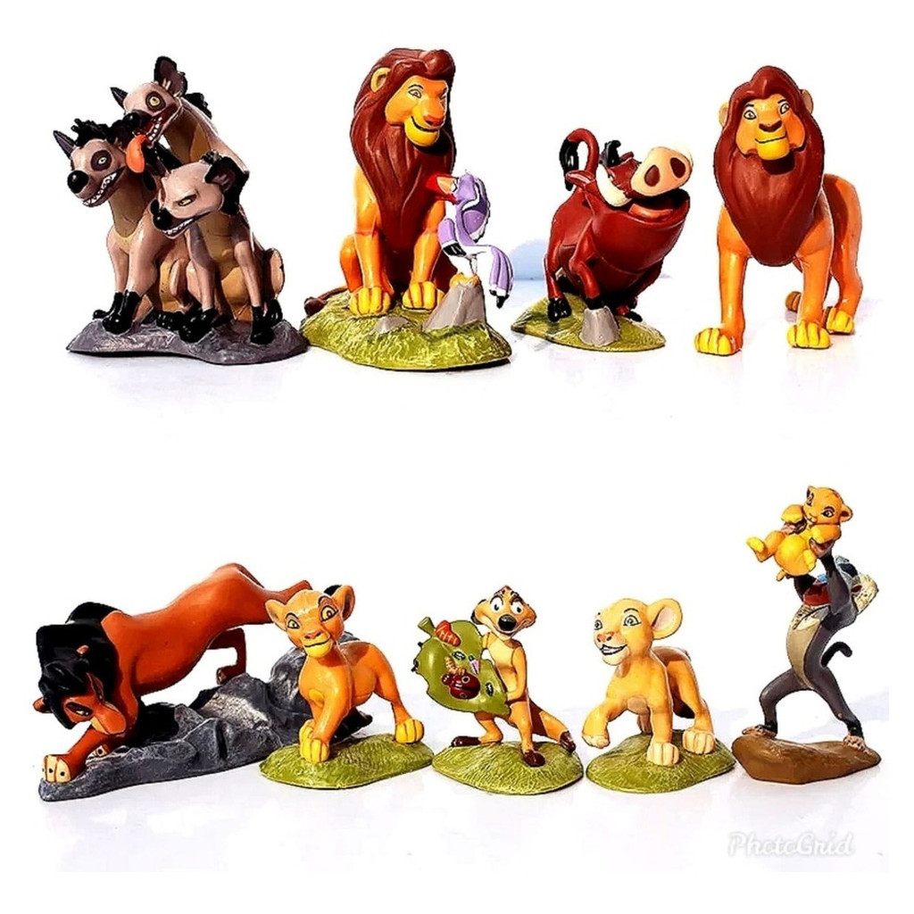Bonecos O Rei Leão Kit 9 Figure Action A Guarda Do Leão | Shopee Brasil