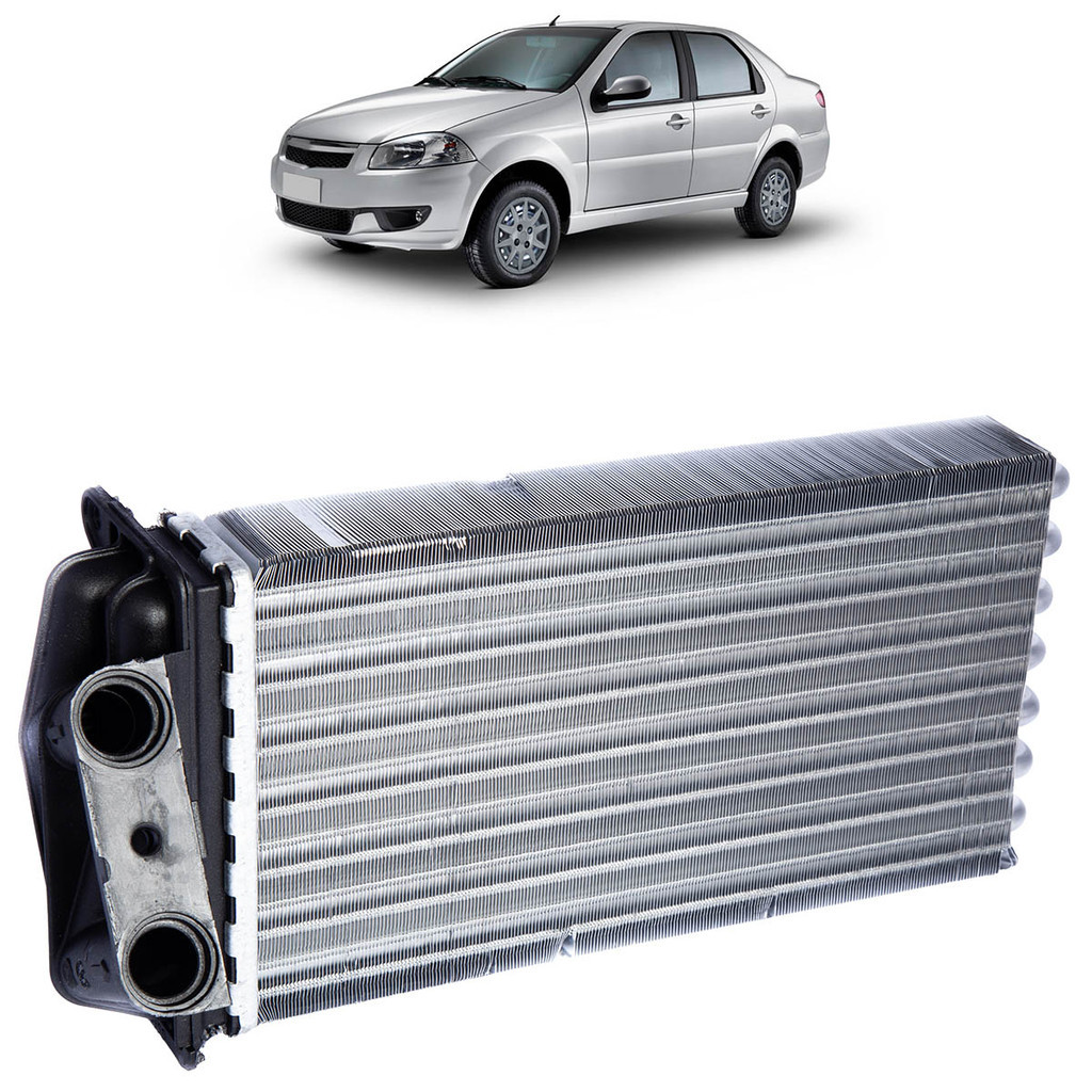 Radiador de Ar Quente Siena 2007 2008 2009 2010 2011 2012 1.4 Flex Gnv ...