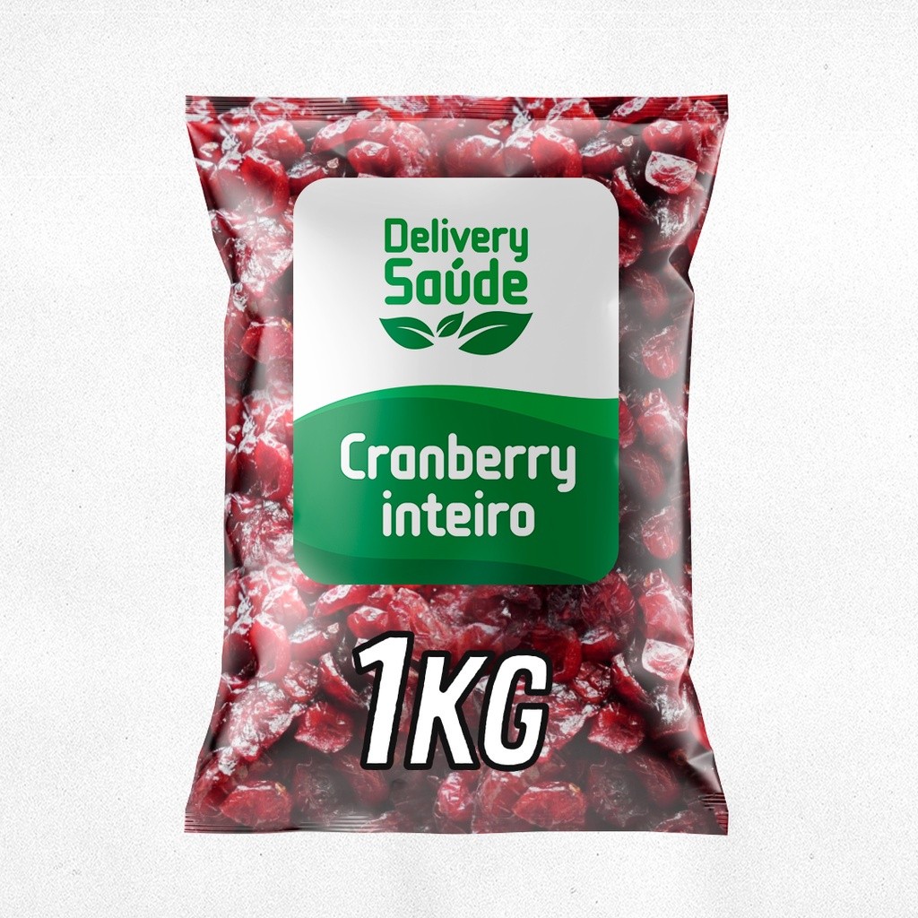 CRANBERRY INTEIRO 1KG COMBATE A INFECÇÃO URINÁRIA