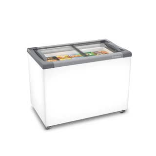 Freezer Horizontal Congelados Tampa Vidro 231/292L Nf30s Metalfrio em Oferta na Shopee
