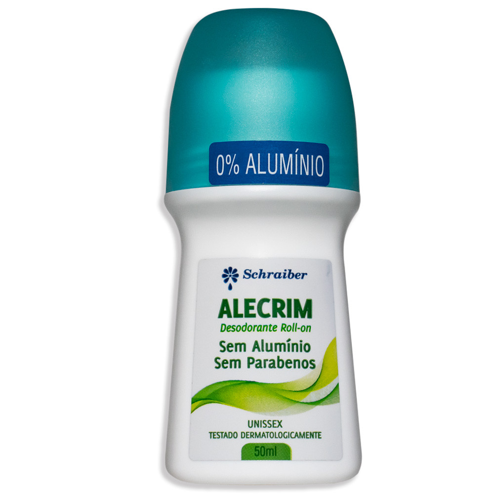 Desodorante Roll-On Natural de Alecrim Schraiber – Sem Alumínio e Sem ...