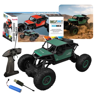 Carrinho Controle Remoto Monster Recarregavel Carro Brinquedo Infantil Infantil Off Road 4x4 Kizumba em Oferta na Shopee