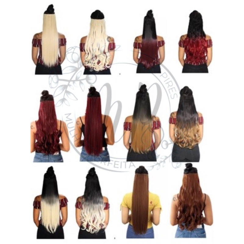 2 Apliques Tic Tac Liso e Ondulado - Diversas Cores 70cm