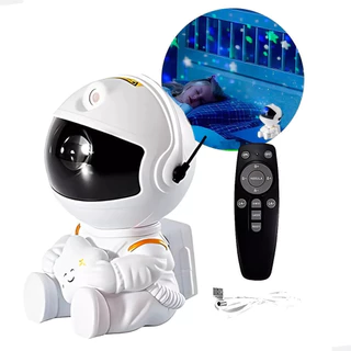 Mini Projetor De Luz Noturna Estrela De Astronauta Decoração Para Galáxia Luz De a Girado Céu Estrelada
