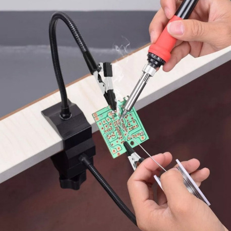 Ferro De Solda Com Suporte Profissional 127v/220v - Inmetro