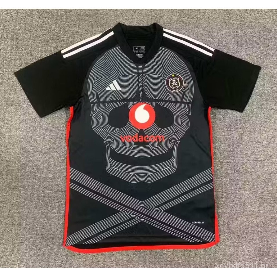 23-24 Orlando Pirates Camisa 1:1 fã versão Camisa AAA