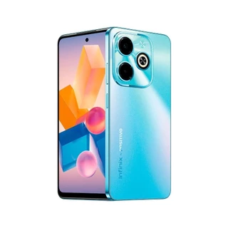 Smartphone Infinix Hot 40i 8GB RAM 256GB Câmera Dupla 50MP + Selfie 32MP NFC 6,6” IPS Dual - Azul
