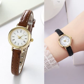 Novo Relógio Fofo De Discagem Pequeno Estilo Colégio Gold Case Feminino WH0433-65