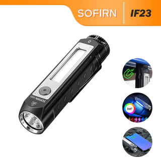 Sofirn IF23 Mini Lanterna 4000lm XHP50B Potente LED 21700 Tipo C Recarregável E De Feixe De Luz RGB