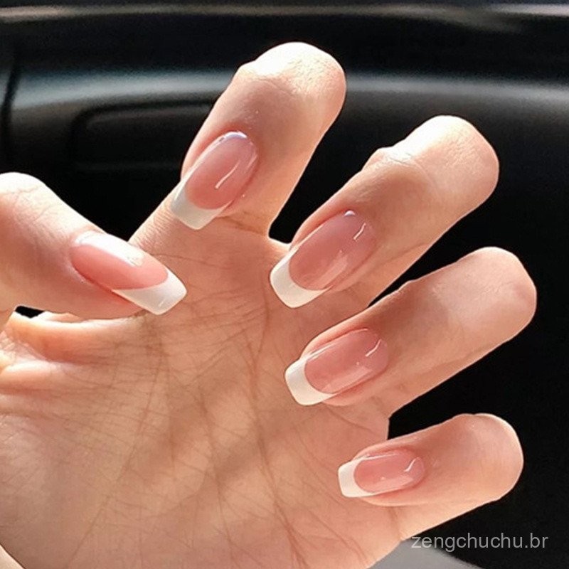 unhas postiças decoradas bailarina francesinha media Com Cola unha ...
