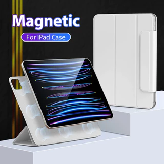 Capa Magnética Para Ipad 7th 8th 9th 10.2 Pro 11 Mini 6 12.9 Funda Air 4 5 10th Gen 10.9 2022 Inteligente Wake Sleep