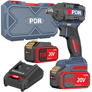 Chave de Impacto Brushless Profissional PRO-B420 PDR 455Nm com Maleta E 2 Baterias 20v em Oferta na Shopee