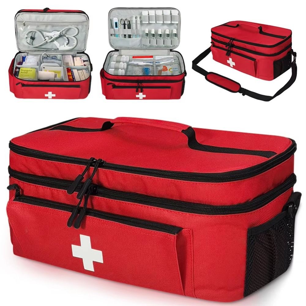 Bolsa Portátil Para Medicamentos NANZHIJIANT , Zíper Duplo Com