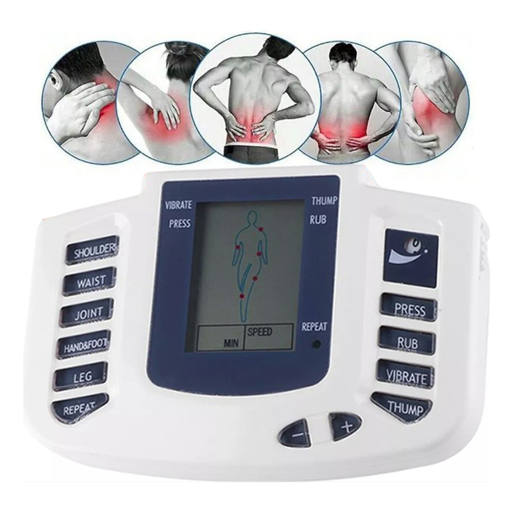 Aparelho De Fisioterapia Choque Massageador Muscular Alivio | Shopee Brasil