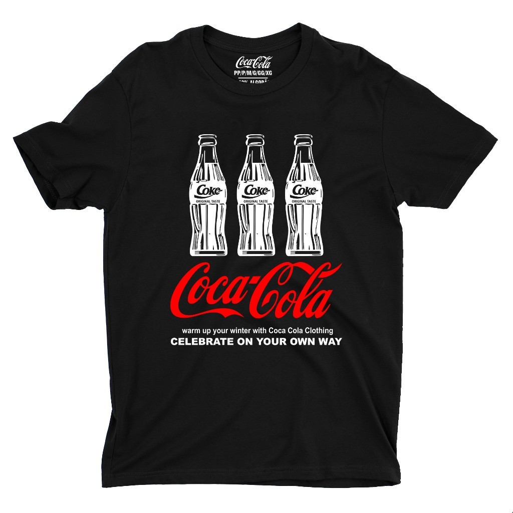 Camiseta Coca Cola Vintage Masculina 100% Algodão