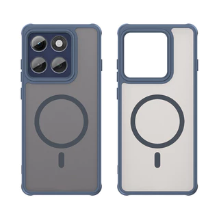 Para Motorola MOTO Edge 60 Pro Caso Duro PC Airbag Fosco Anti-Óleo Acabamento Sucção Telefone Capa