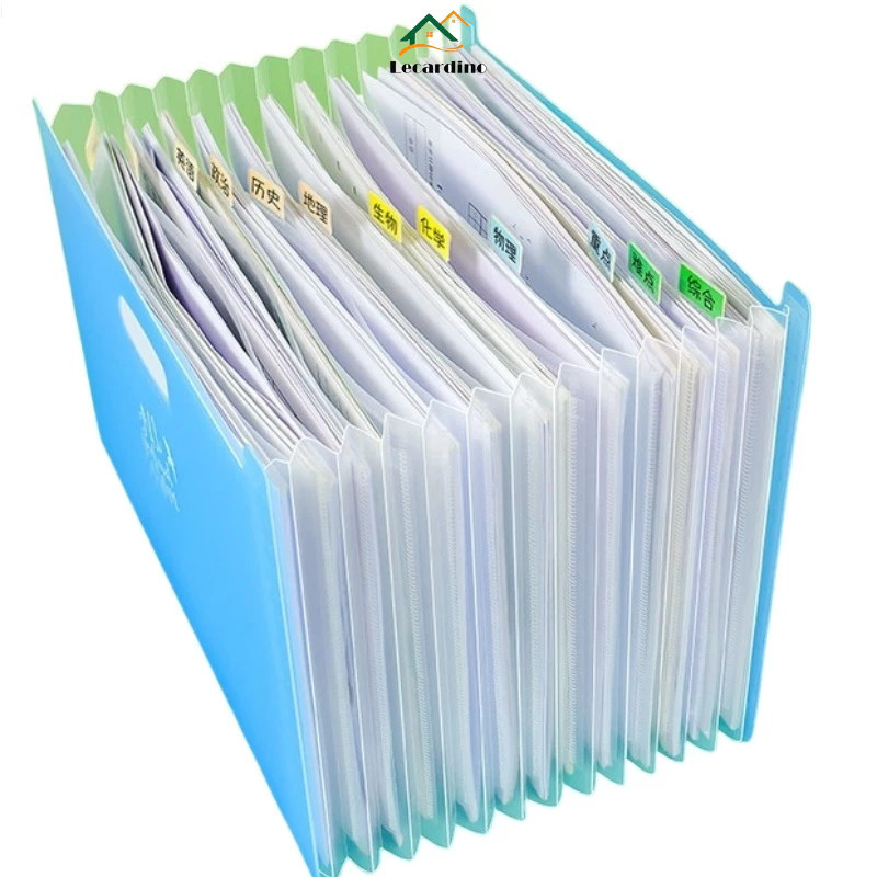 Pasta Arquivo Organizadora Expansível com Divisórias Grande para ...