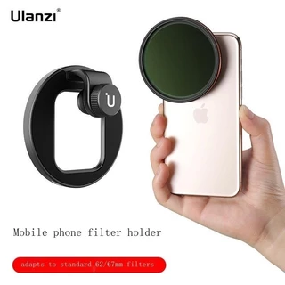 Ulanzi Anel Adaptador Do Filtro Telefone Celular Da Lente tablet De 67mm Fotografia Luz Externa ND Acessor Suporte Metálico Polarizador