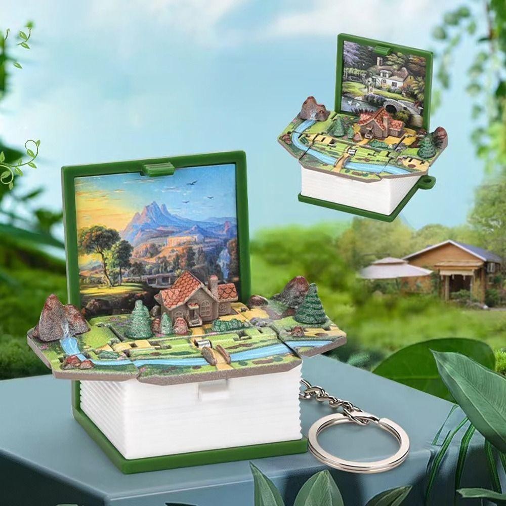 MIOSHOP Mochila Chaveiro De Novo Livro Do Castelo Alívio Estresse