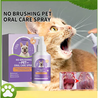 Limpeza Dos Dentes De Cães E Gatos Spray De Animais De Estimação Da Boca Com Desodorização Fresca Remoção Do Odor
