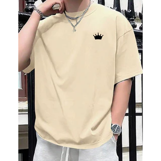 Camiseta Masculina COROA Algodão Malha 30.1