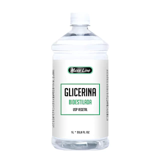 Glicerina Vegetal Bidestilada Usp Laudo Pura 100% 1000ml Uso Cosméticos Maquiagens Alimentícios Tintas E Resinas