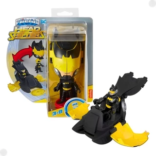 Boneco Batman & Batwing Head Shifters HGX78B - Mattel