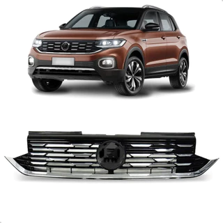 Grade Radiador T-cross 2019 2020 2021 Black Piano