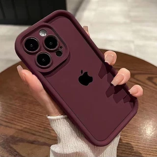 Capa para iPhone de cor sólida, Silicone High-End Feeling Adequado para iPhone 15 14 13 12 11 Pro Max 14 15 Plus Capa protetora