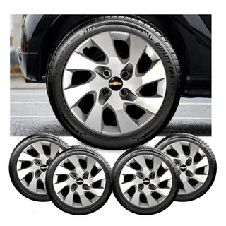 Jogo 4 calotas aro 14 Onix Prisma Corsa Agile Montana em Oferta na Shopee