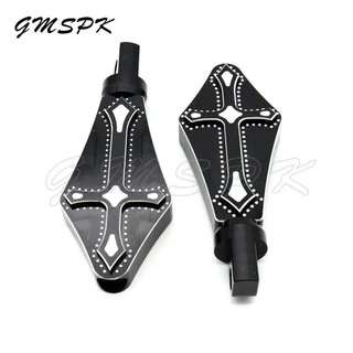 Pedaleira Para Pés De Motocicleta , Pedal De Apoio Os Dianteiro E Traseiro Harley Sportster 883 1200 XL Touring Road King Dyna Fatboy