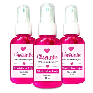 Kit 3 Cheirinho para Pacotes, Encomendas , Caixas, Perfume, Embalagem, Cheiro da loja