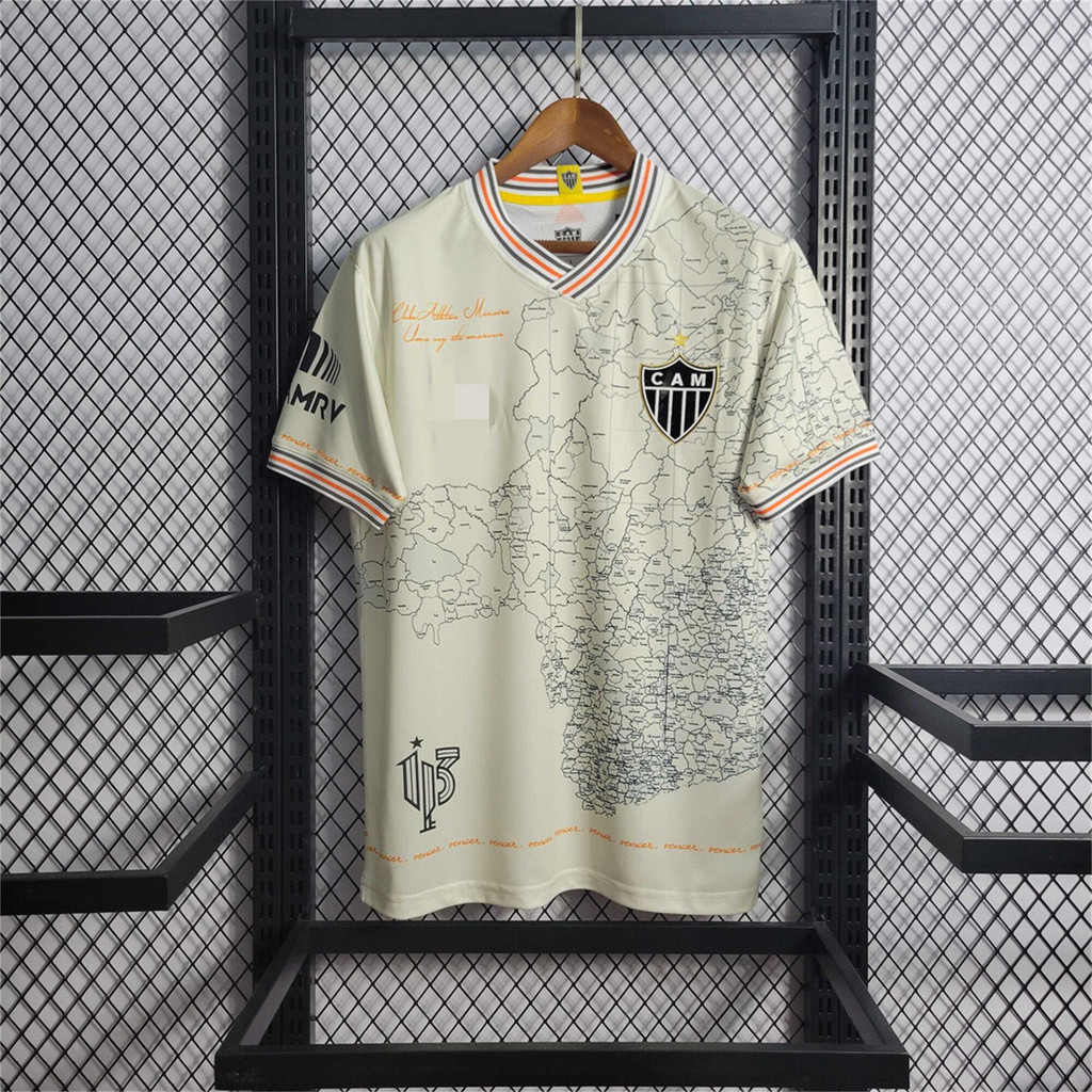 Camisa Retro 2021-22 Temporada Mineiro Atlético Edição Comemorativa Camisa Branca LZ5W