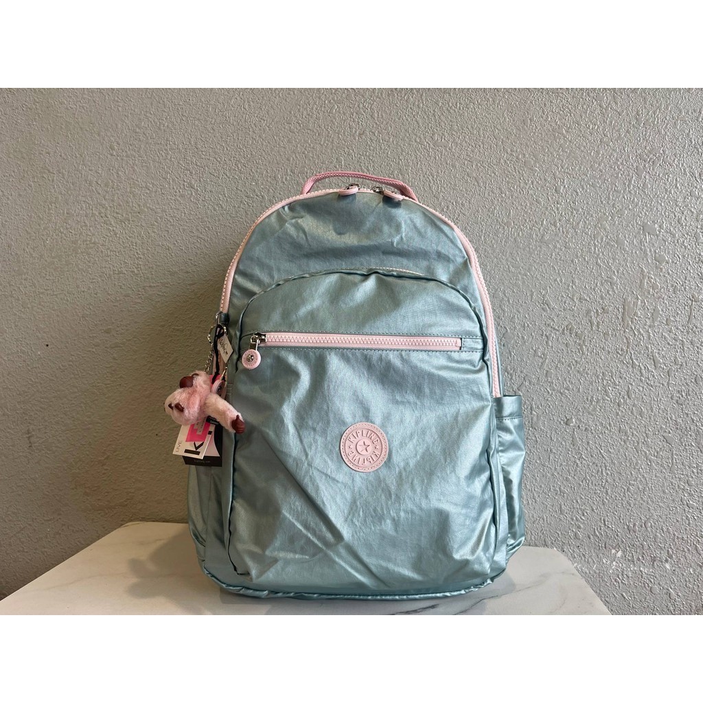 Kipling Mochila Feminina Reforçada Nylon Para Estudantes Portátil Moda ...