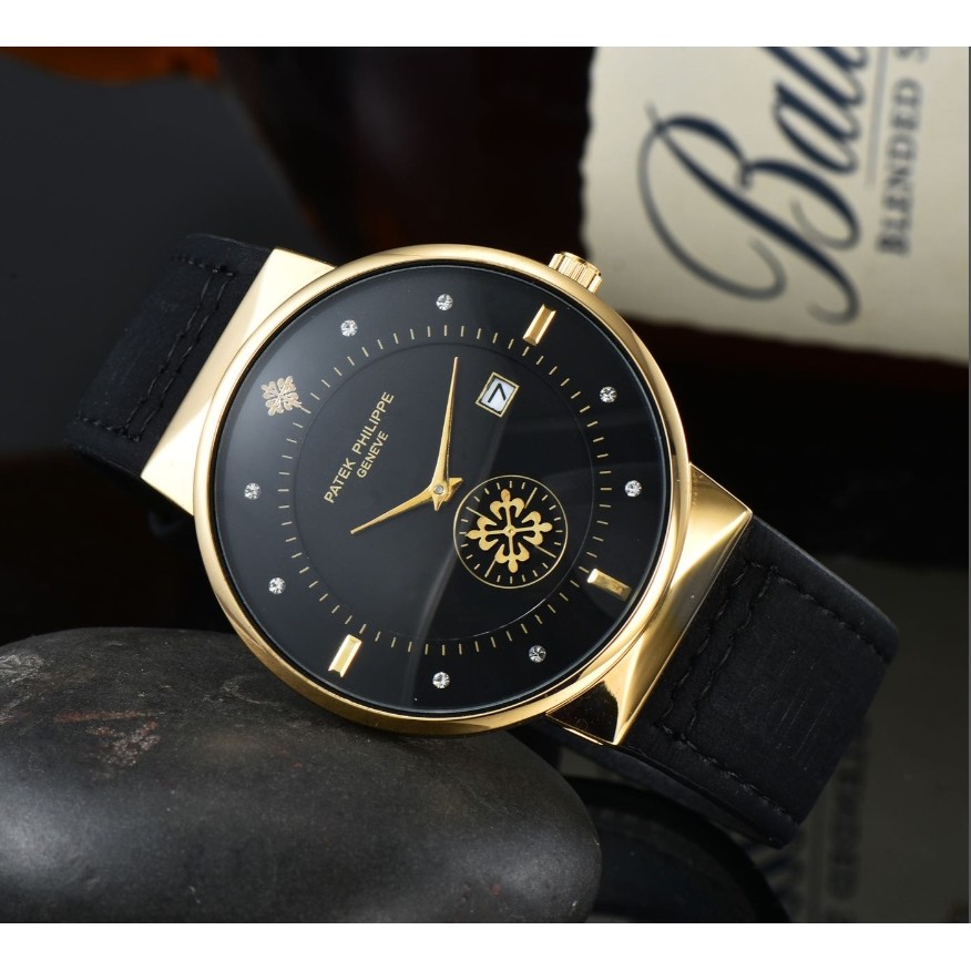 Relógio masculino de alta qualidade com cinto de negócios esportivo da marca PP da moda