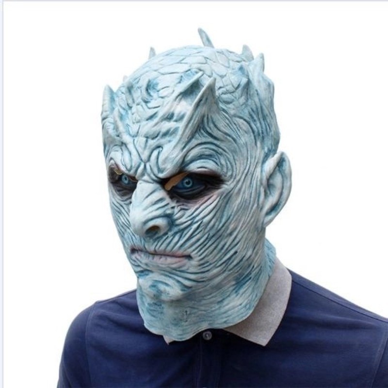 Máscara De Látex Rei Da Noite Got Vagante Branco Shopee Brasil