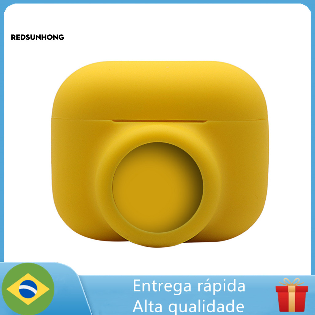 RH.Z Capa Protetora De Rastreador Compacto , Silicone Simples E Macia Para , Adequada A Pele Airpods Airtag