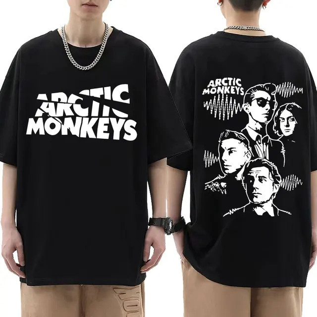 arctic monkeys Tシャツ Lサイズ Camiseta T-Shirt Básica Arctic Monkeys Rock Hip Hop Música Camisa