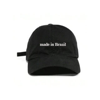 Boné Dad Hat Unissex em Sarja 100% Algodão Aba Curva Personalizado Made in Brazil