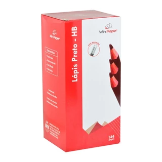 Kit Lápis de Escrever HB Preto com Borracha com 144 Peças - Atacado Revenda em Oferta na Shopee