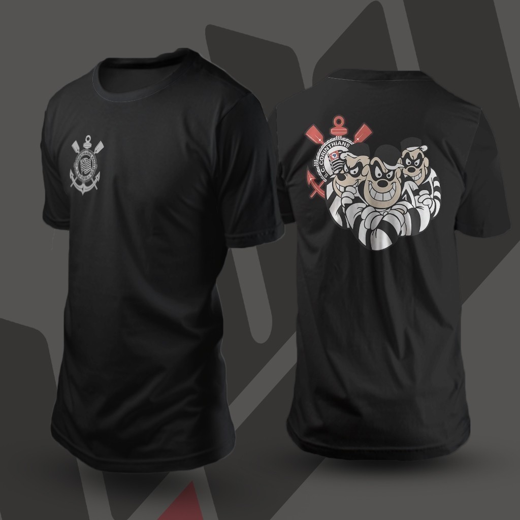 CAMISETAS UNISSEX CORINTHIANS IRMÃOS METRALHAS