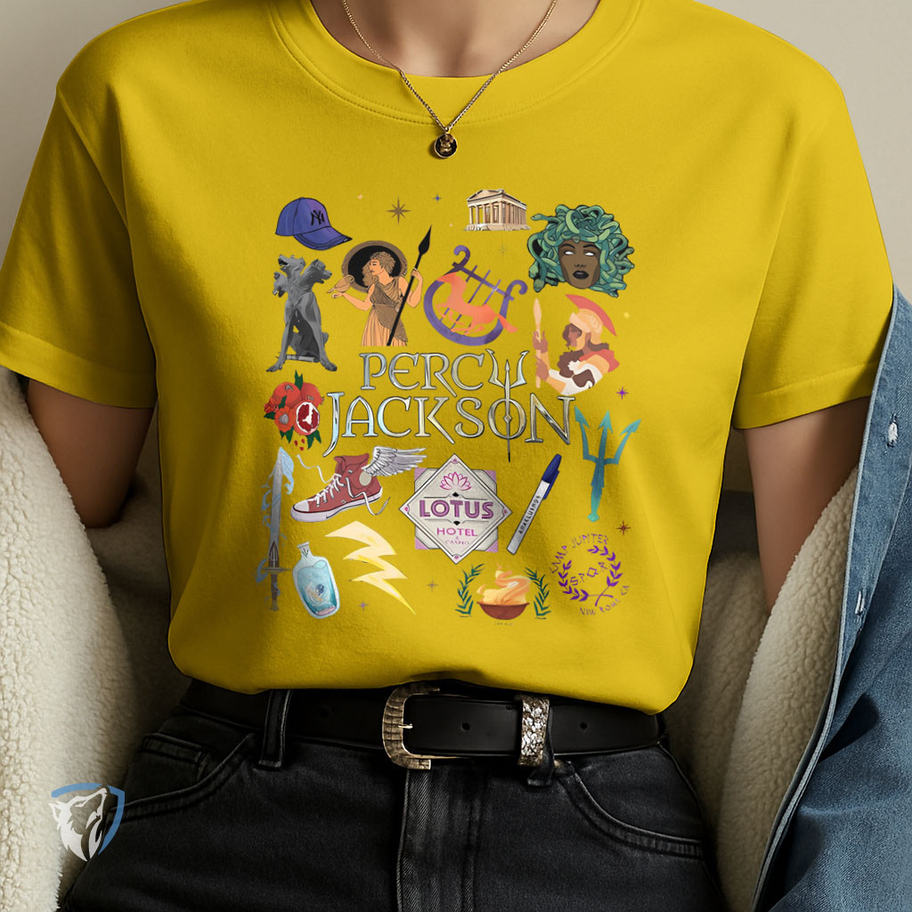 Camiseta Estampada Percy Jackson | Mitologia, Estilo e 100% Algodão