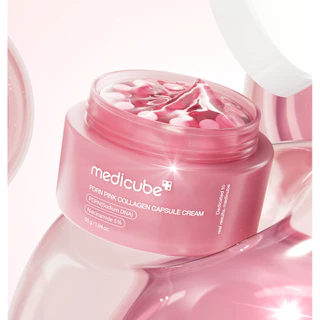 MEDICUBE - Hidratante Facial Pink com PDRN e Microcápsulas de Colágeno 55g