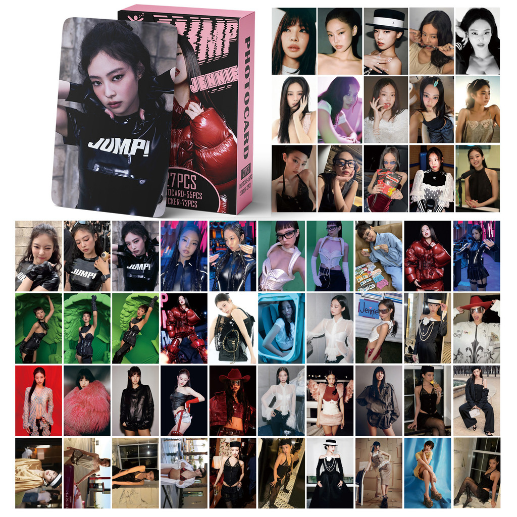 127 Unidades/Caixa BLACKPINK Solo JENNIE Photocards JUMP KPOP