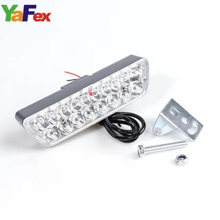 [as] 12V-85V E-Bike Farol Elétrico De Bicicleta Scooter Luz Frontal 18 LED