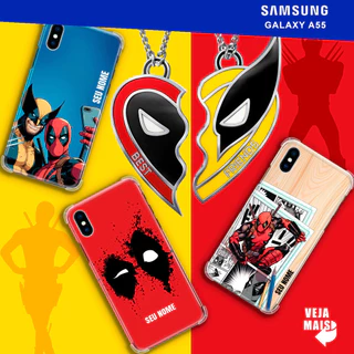 Capa Capinha - Samsung Galaxy A55 - DeadPool e Wolverine Personalizada