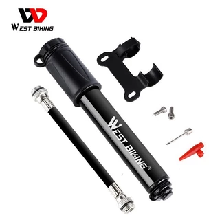 Mini Bomba De Ar Pneu Portátil West BIKING Presta Schrader